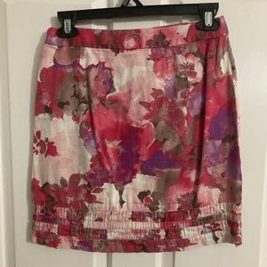 Ann Taylor Loft Skirt, Floral, Petite 00P